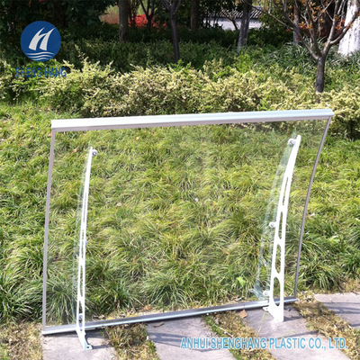 DIY Metal Frame Poly Carbonate Canopy Weather Resistant 1.4m Width For Window