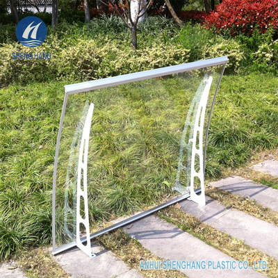 DIY Metal Frame Poly Carbonate Canopy Weather Resistant 1.4m Width For Window