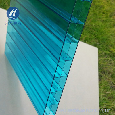 2.1*6m Lightweight Polycarbonate Hollow Sheet Antifire For Roofing Board