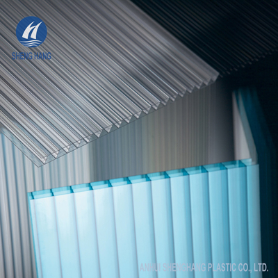 2.1*6m Lightweight Polycarbonate Hollow Sheet Antifire For Roofing Board