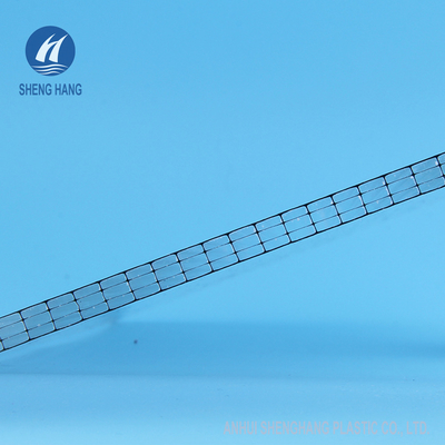 Heat Shielding Performance Polycarbonate Hollow Sheet 50um Anti UV 16mm OEM