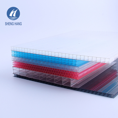 Polypropylene Hollow Honeycomb Polycarbonate Sheet High Strength 2.2kg/ M2 3m
