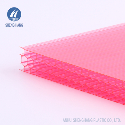 2100*6000mm Polycarbonate Honeycomb Sheet Tinted Coextrusion ISO9001