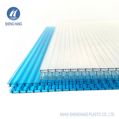 2100*6000mm Polycarbonate Honeycomb Sheet Tinted Coextrusion ISO9001