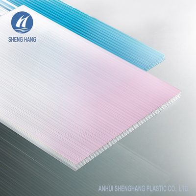Cellular Hollow Honeycomb Polycarbonate Sheet  OEM 2.1*3m Thermal Insulation