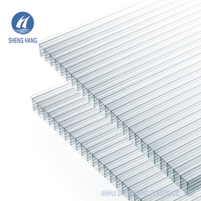 Windows Fireproof Five Wall Polycarbonate Panels 12mm 2100*6000mm