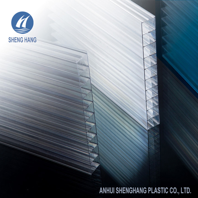 Windows Fireproof Five Wall Polycarbonate Panels 12mm 2100*6000mm