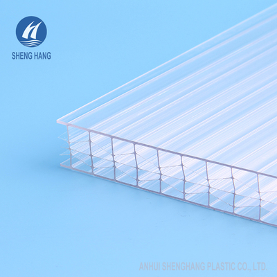 Windows Fireproof Five Wall Polycarbonate Panels 12mm 2100*6000mm