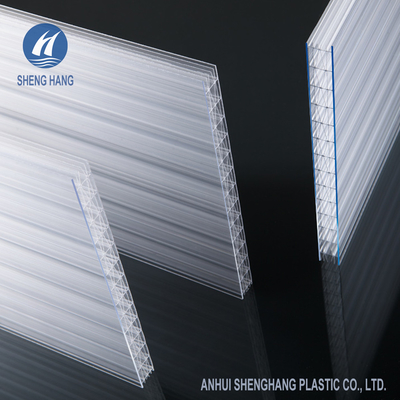 Unbreakable Thermoclear Multi Wall Polycarbonate Sheet Hollow 6 Wall Eco