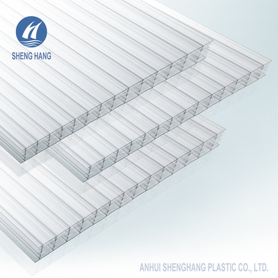 Unbreakable Thermoclear Multi Wall Polycarbonate Sheet Hollow 6 Wall Eco