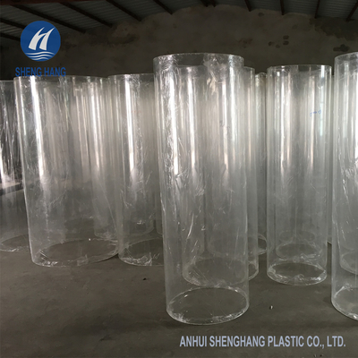10cm To 180cm Cast Acrylic Pipe White Perspex Tubing High Density
