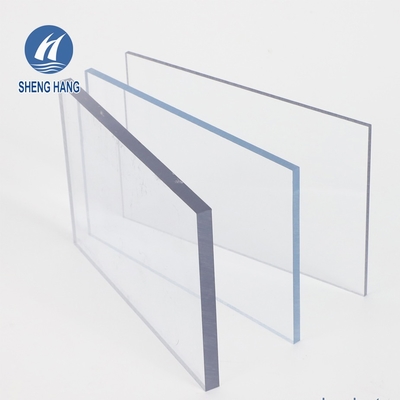 1.82mpa 5mm Clear Solid Polycarbonate Sheet 50 Micron UV Coating Anti Impact