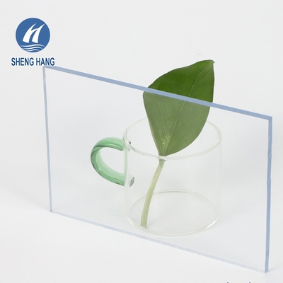 Transparent Plastic  Polycarbonate Roof Panels Double Sided UV 1.2mm To 25mm